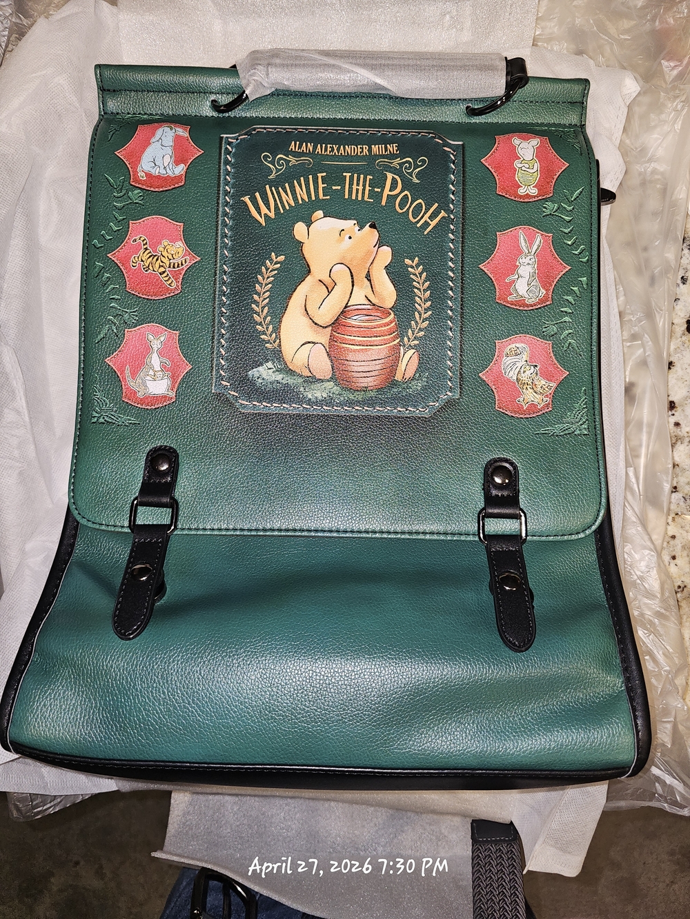 🍯"Hundred Acre Dream" Vegan Leather Backpack"🍯